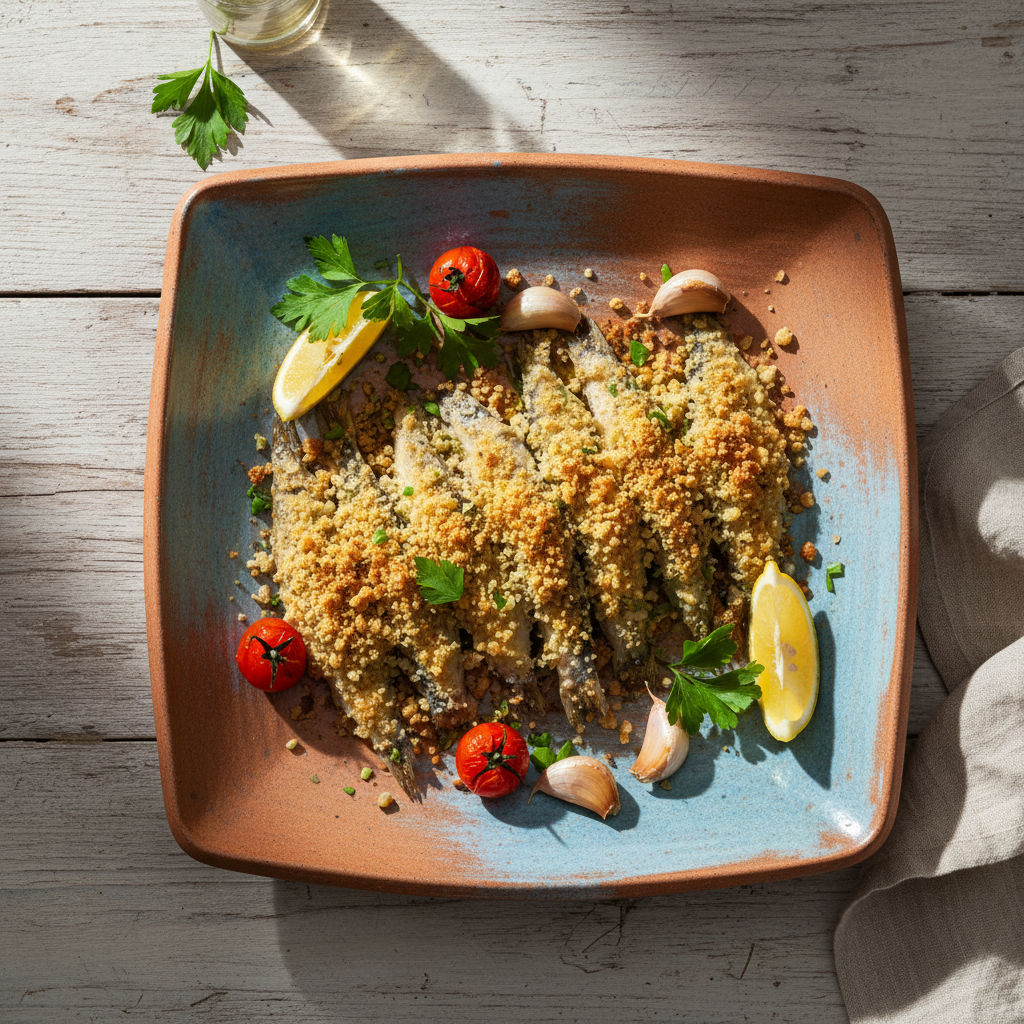 Foto della ricetta Alici gratinate al forno