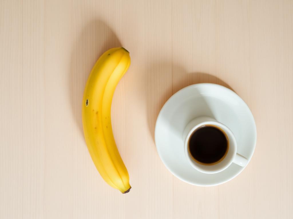 Foto della ricetta Banana e caffè al volo