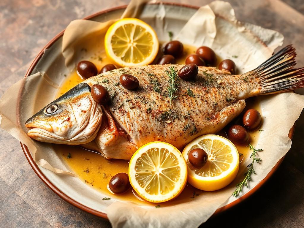 Branzino al cartoccio