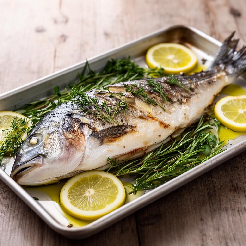 Foto della ricetta Branzino al forno con erbe
