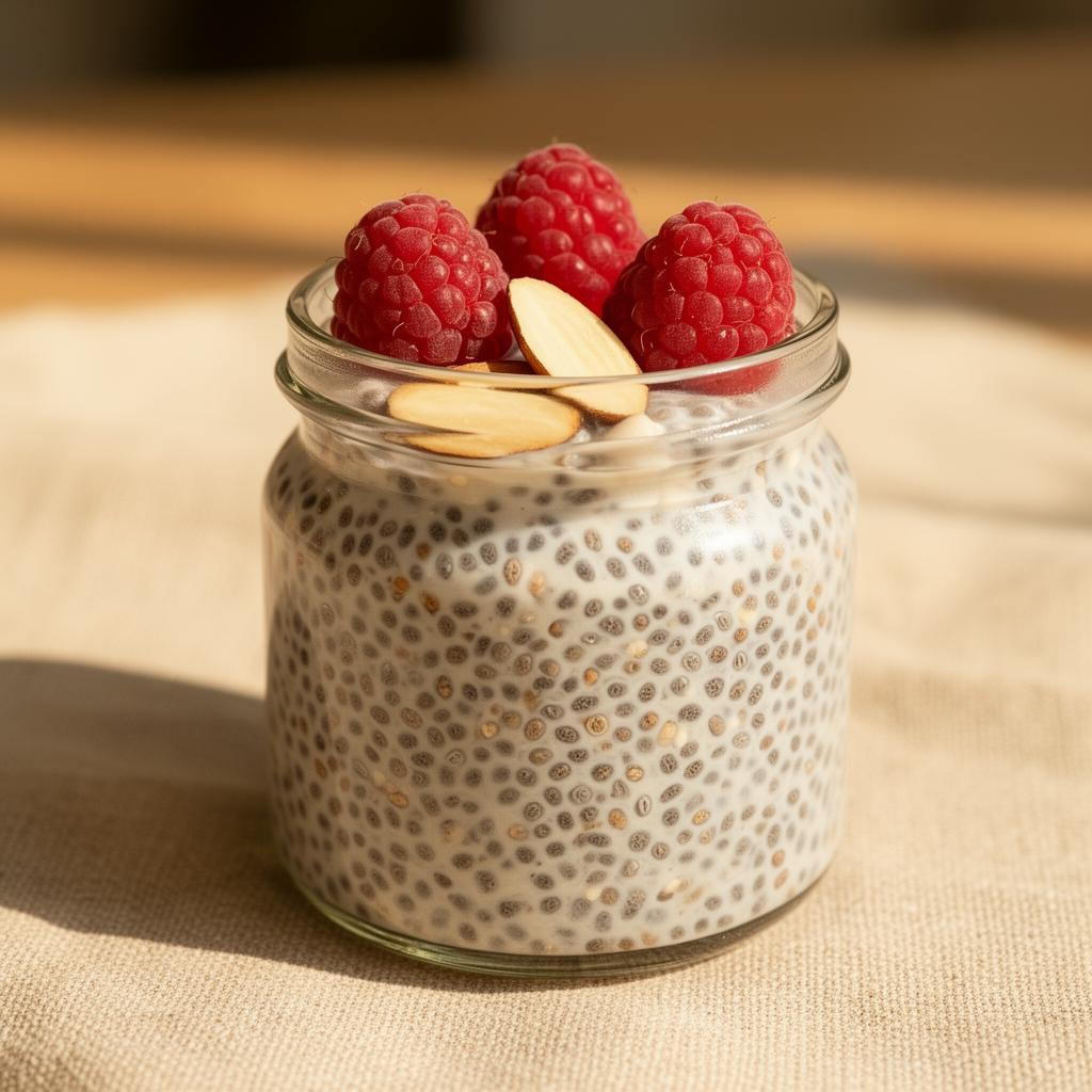 Foto della ricetta Budino di semi di chia e mandorla
