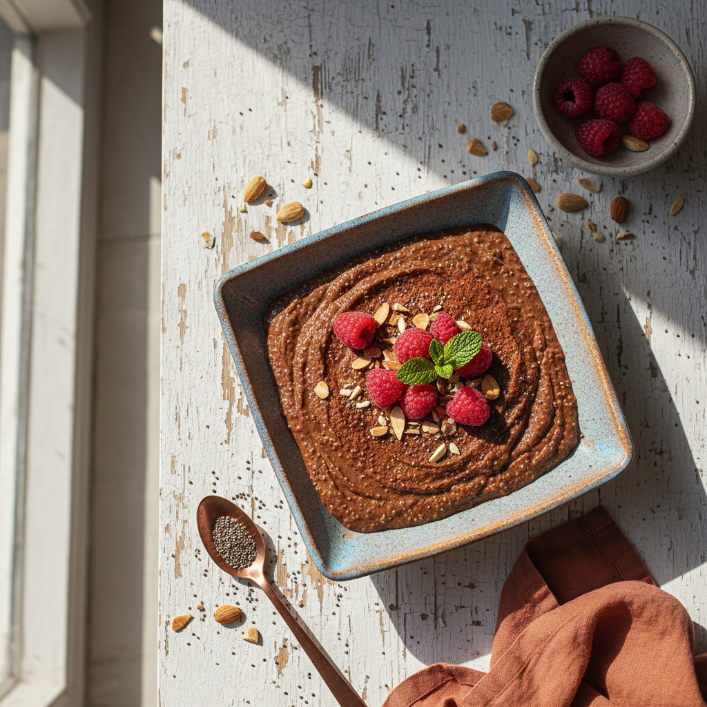 Foto della ricetta Budino di chia al cacao