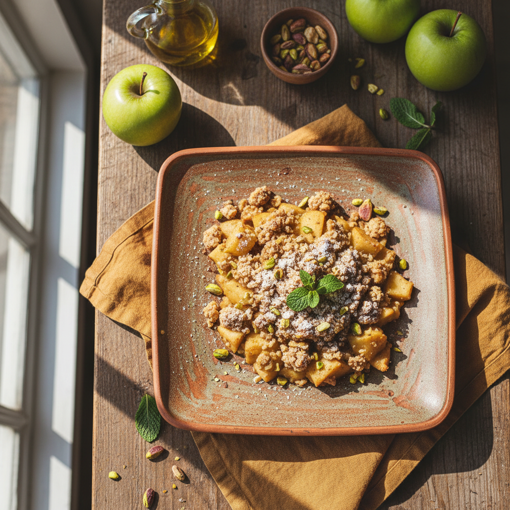 Foto della ricetta Crumble di mele senza burro