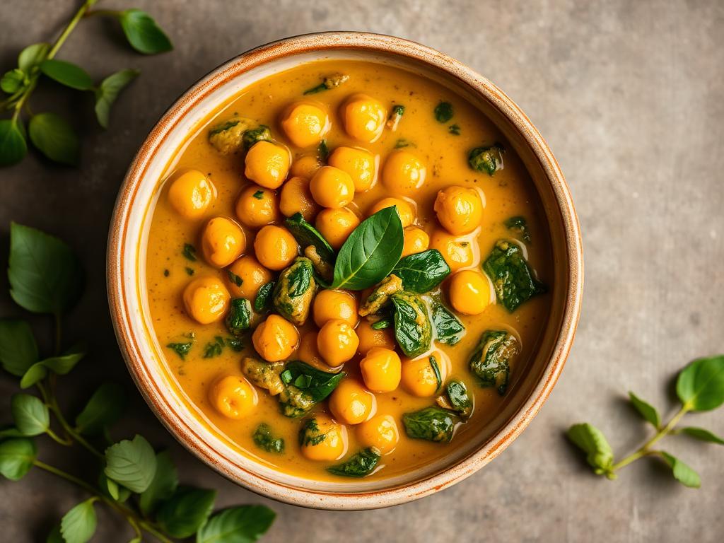 Foto della ricetta Curry di ceci e spinaci