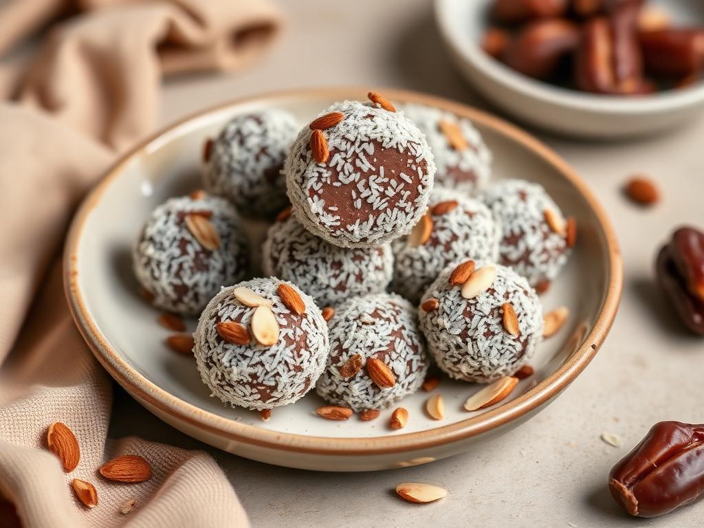 Foto della ricetta Energy balls cacao e datteri