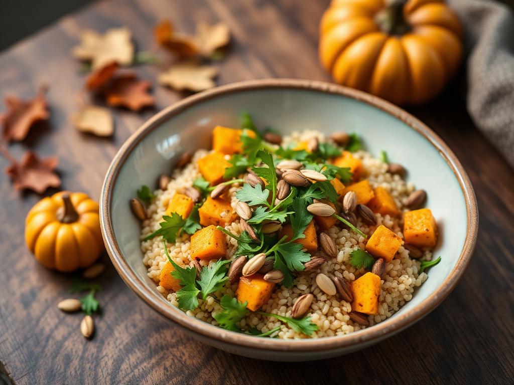 Foto della ricetta Insalata di farro e zucca