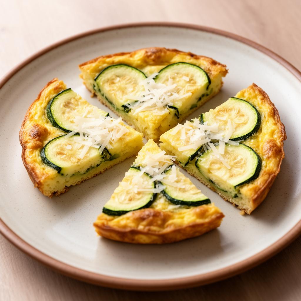 Foto della ricetta Frittata di zucchine e parmigiano