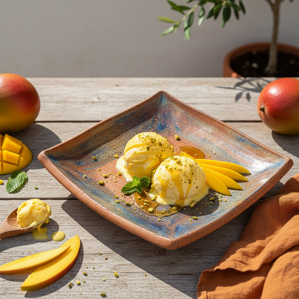 Foto della ricetta Gelato al mango
