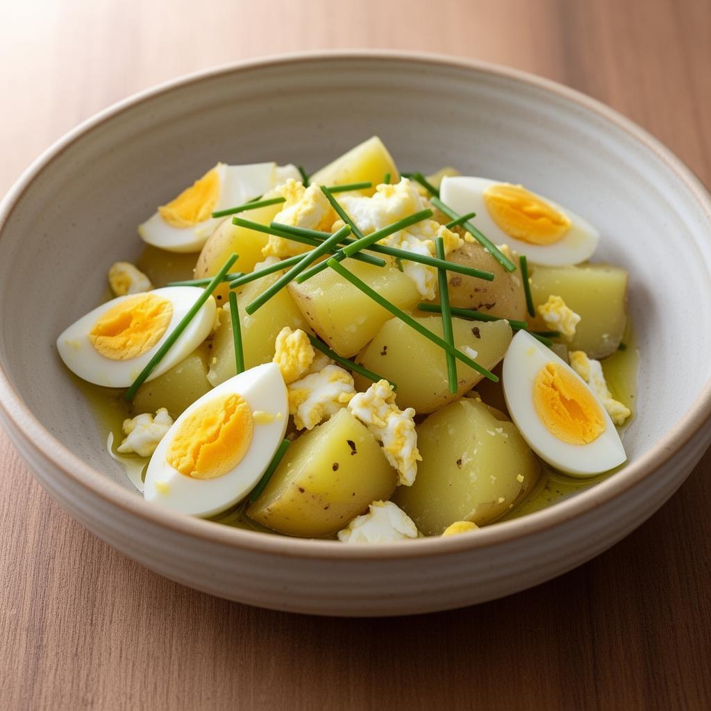 Foto della ricetta Insalata tiepida di patate e uova