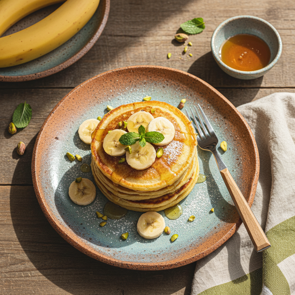 Foto della ricetta Pancake di banana e farina di riso