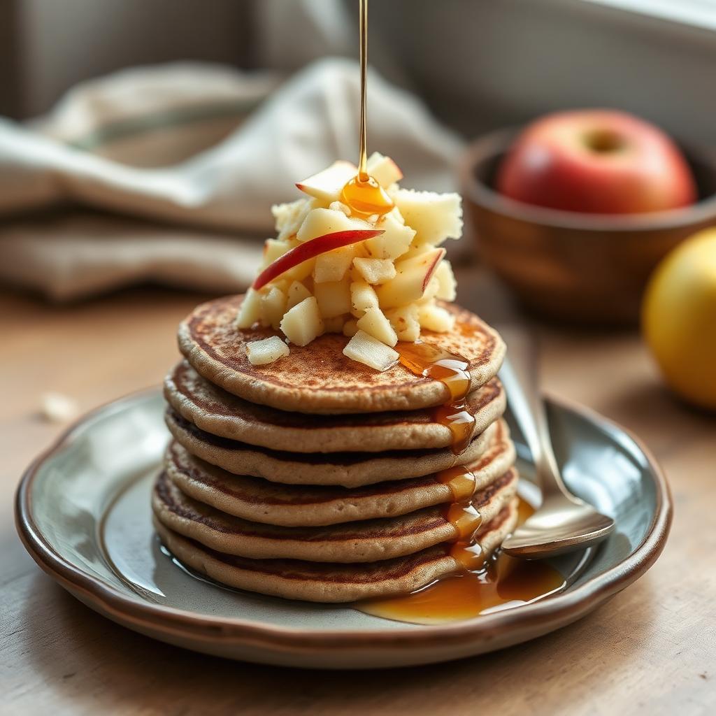 Foto della ricetta Pancake di grano saraceno e mela