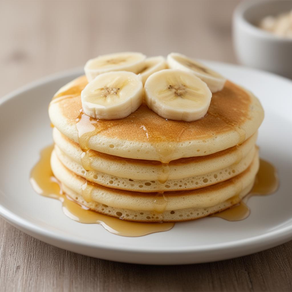 Foto della ricetta Pancake di riso e banana matura