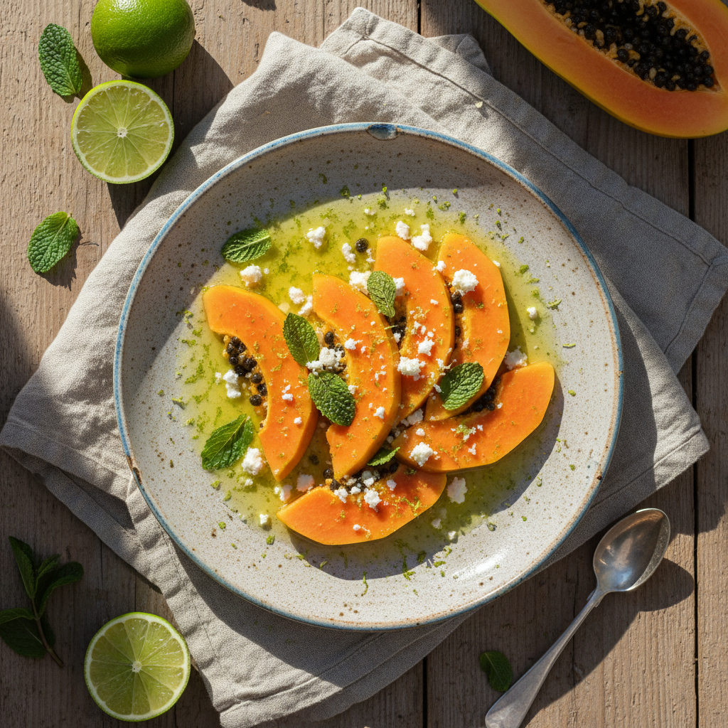 Foto della ricetta Papaya con lime
