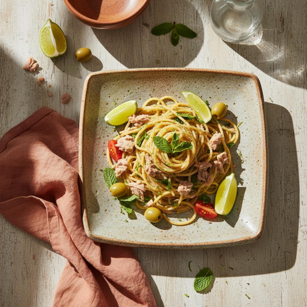 Foto della ricetta Pasta alla mojitonno