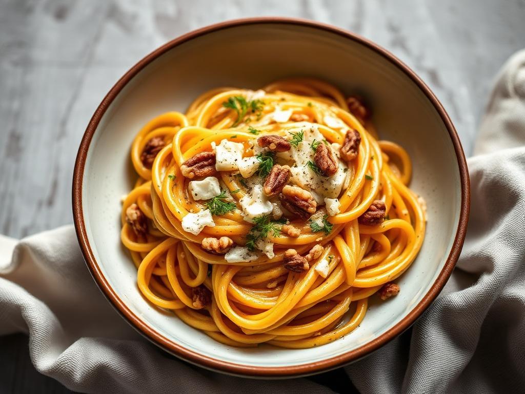 Foto della ricetta Pasta zucca e gorgonzola