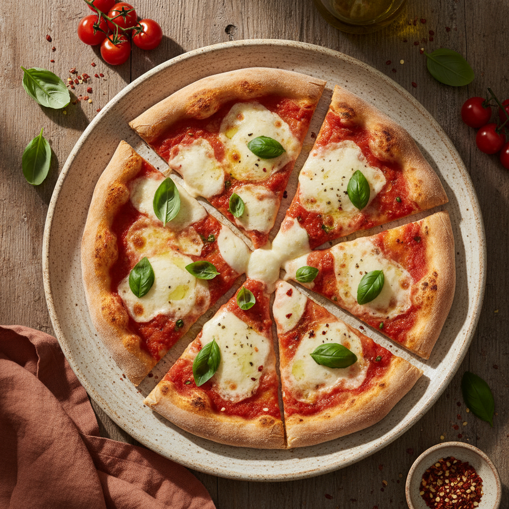 Foto della ricetta Pizza integrale margherita