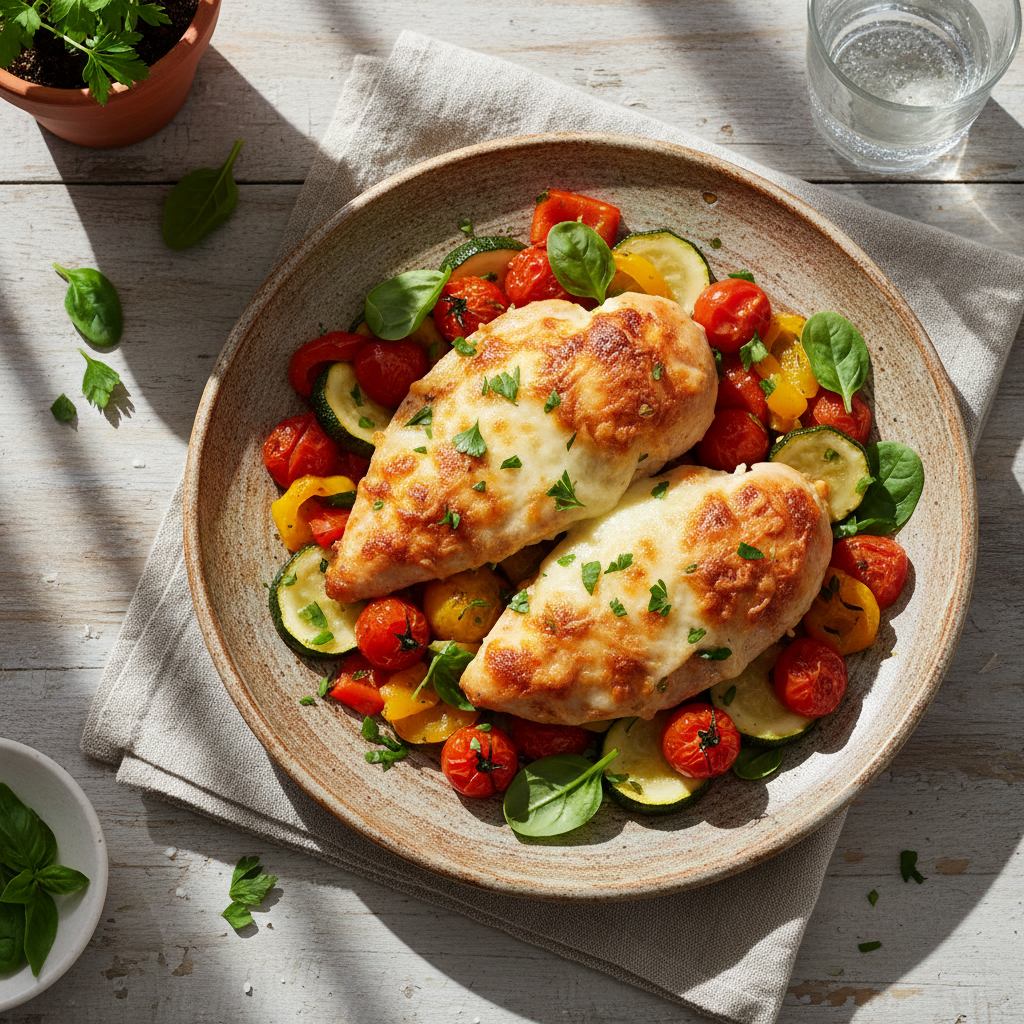 Foto della ricetta Pollo gratinato al forno
