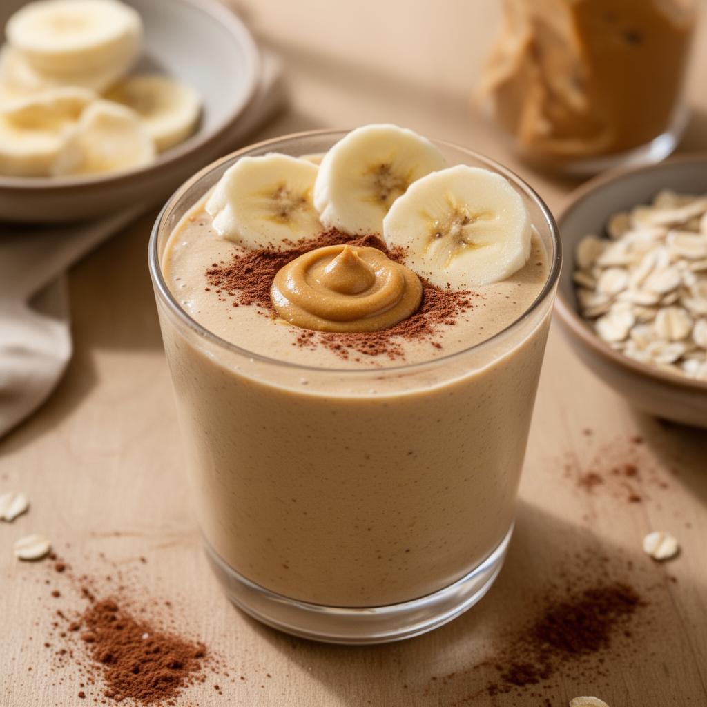 Foto della ricetta Smoothie banana e burro di arachidi