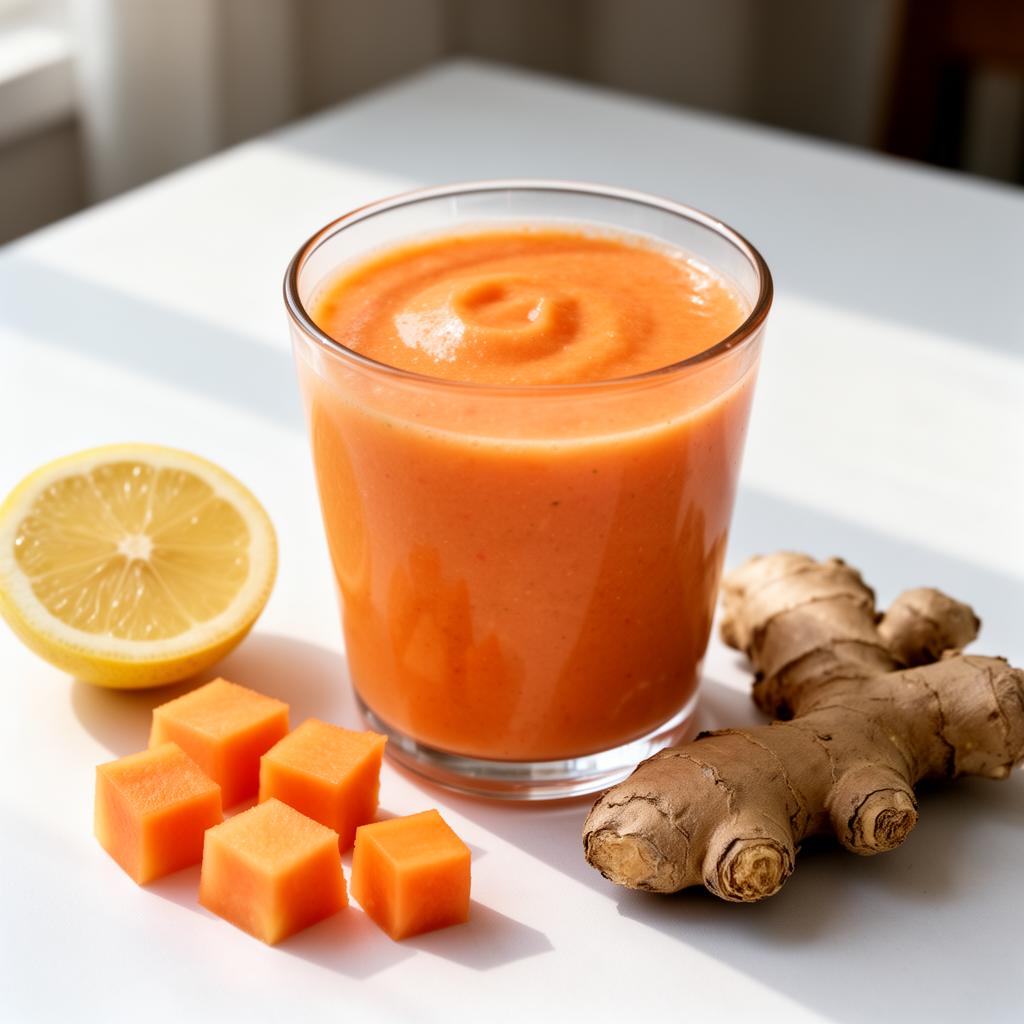 Foto della ricetta Smoothie di papaya e zenzero