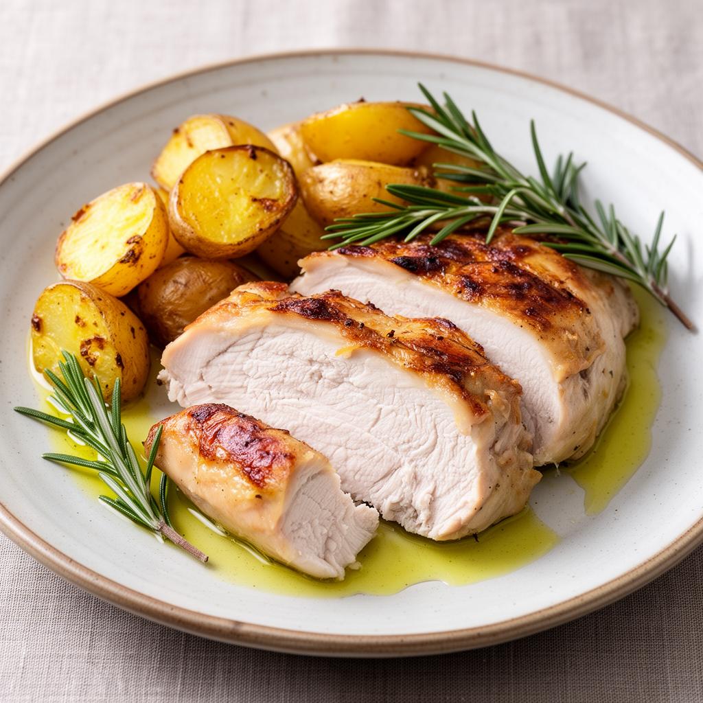 Foto della ricetta Tacchino al rosmarino con patate
