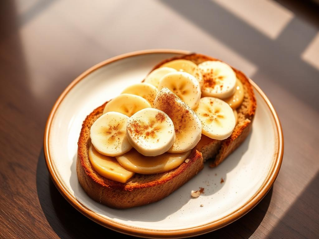 Foto della ricetta Toast banana e burro di mandorle