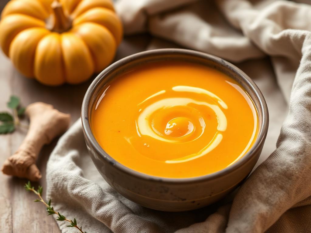 Vellutata di zucca e zenzero