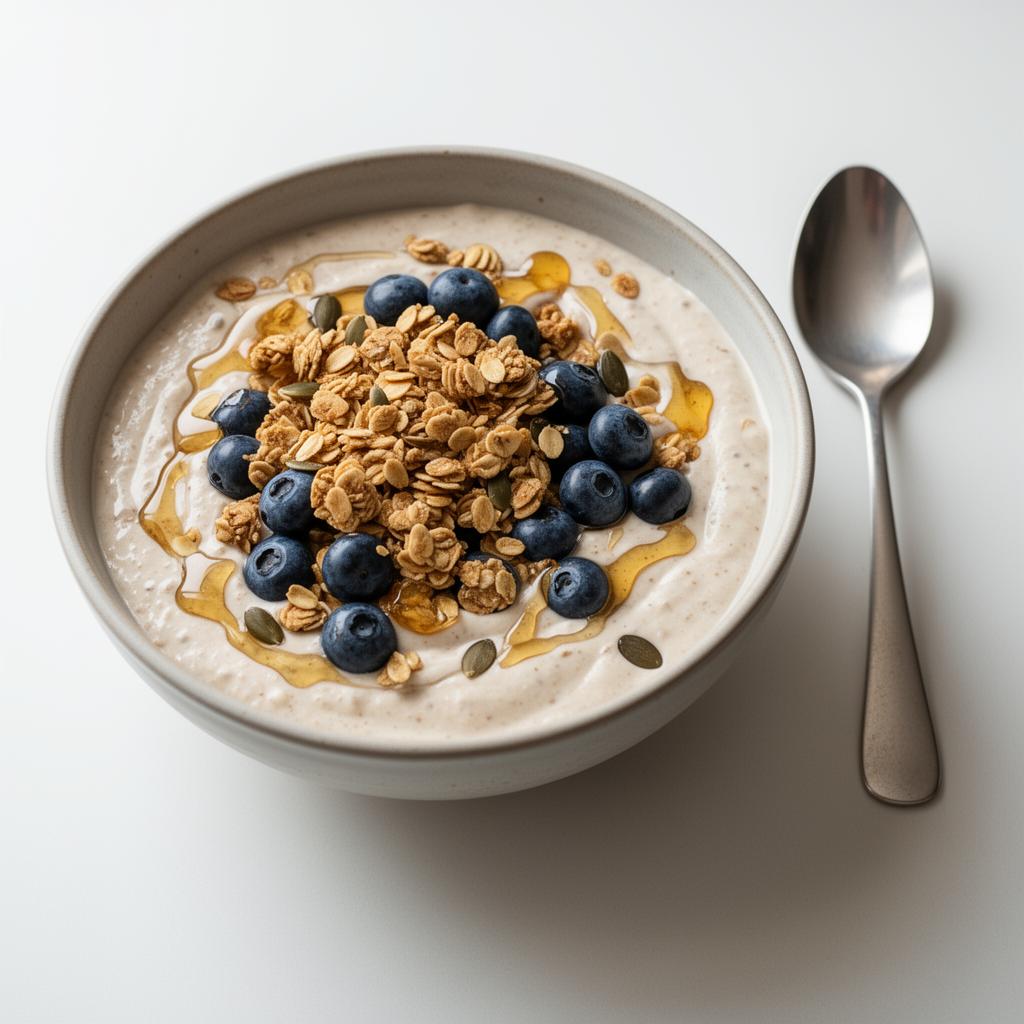 Foto della ricetta Yogurt vegetale e granola