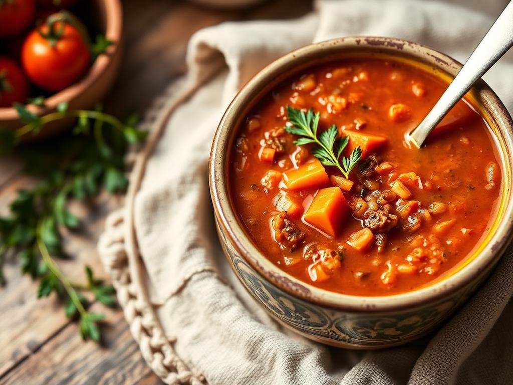 Zuppa di lenticchie rosse